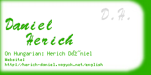 daniel herich business card